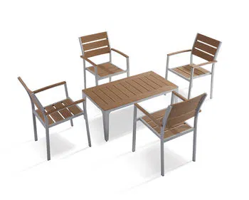 Aluminum alloy frame +PS plastic wood