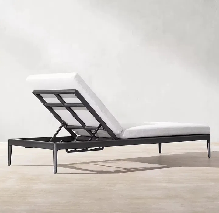 outdoor garden hotel waterproof and rust proof aluminum alloy lounge chair balcony Beach Outdoor bed
