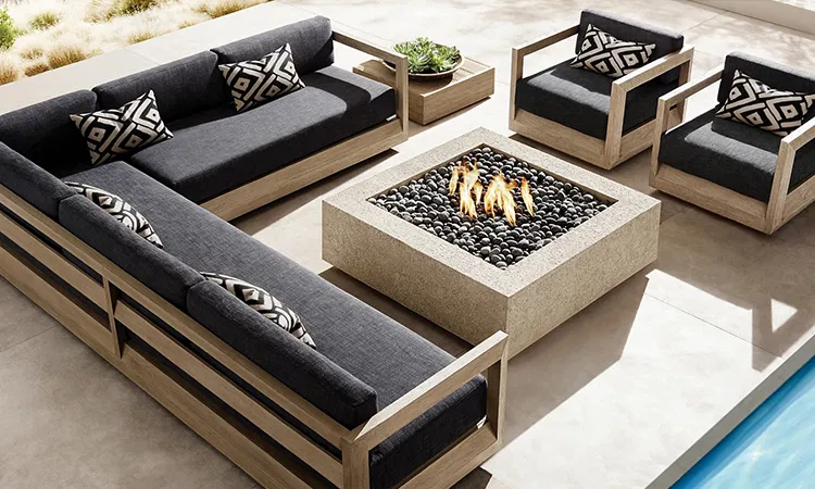 โซฟาไม้สัก Teak sofa สั่งผลิต Customize