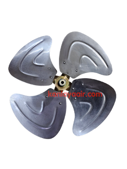 ใบพัดลมคอยล์ร้อน อลูมิเนียม ขนาด 16 นิ้ว