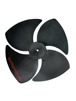 ใบพัดลมคอยล์ร้อน พลาสติก ขนาด 16 นิ้ว