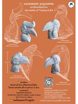 Hornbill Gashapon Vol. 2 กาชาปองนกเงือกเมืองไทย