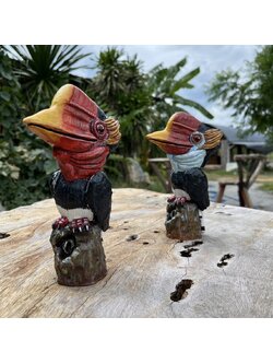 [Pre-order] HELP ME TED HORNBILL Sculpture โมเดล รูปปั้น นกชนหิน
