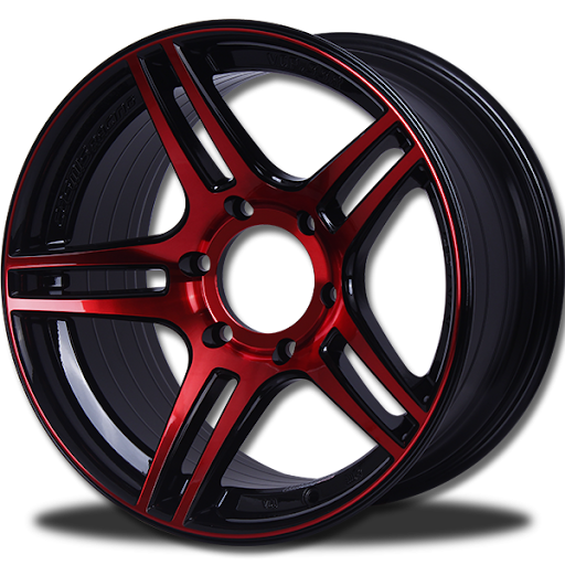 ล้อแม็กซ์ COSMIS VCPS5R (1110) 17X10.0 6X139.7 ET22 M/BERed (สีดำหน้าอะโนไดซ์แดง)