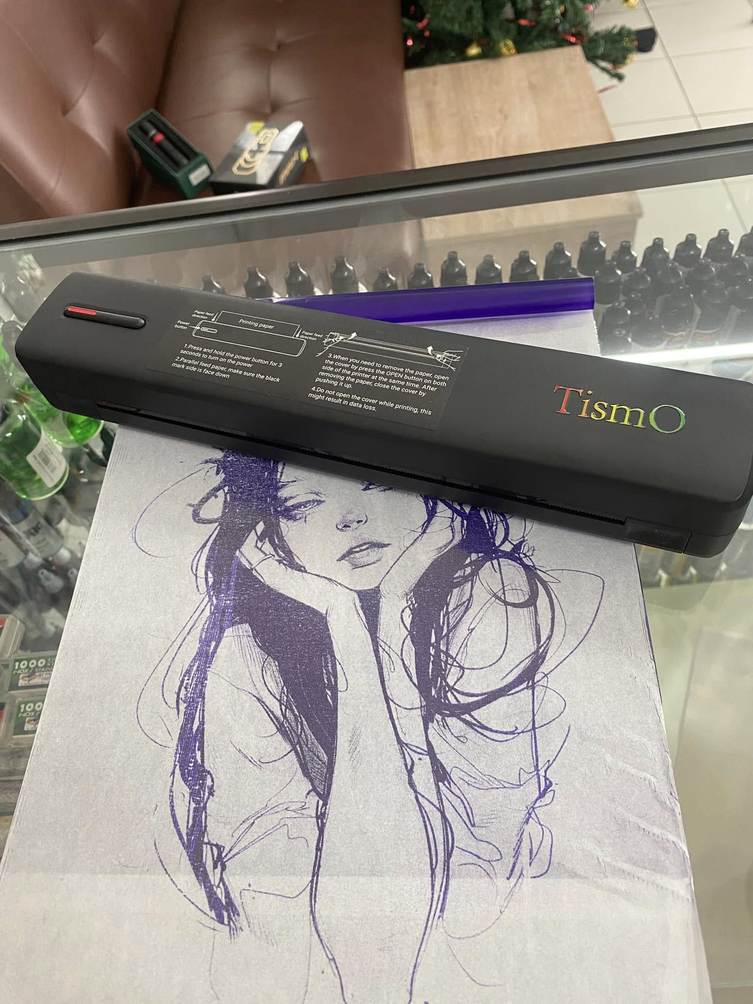 เครื่องปริ้นลอกลายTismo