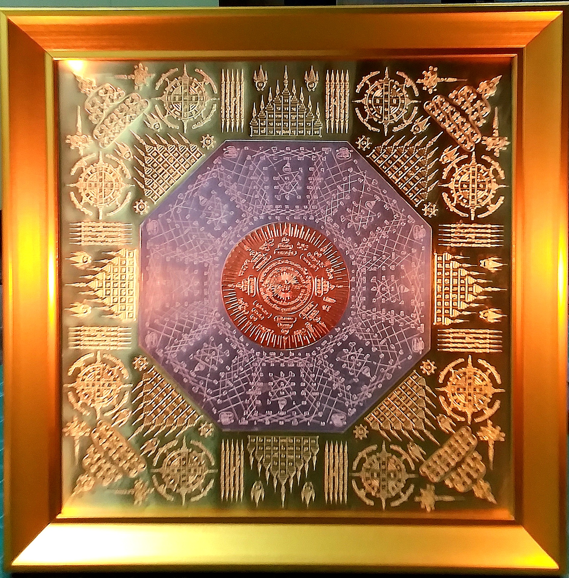 Diamond Magic "The Mystique of Diamonds" ยันต์เกราะเพชร (ไม่มีกรอบ)