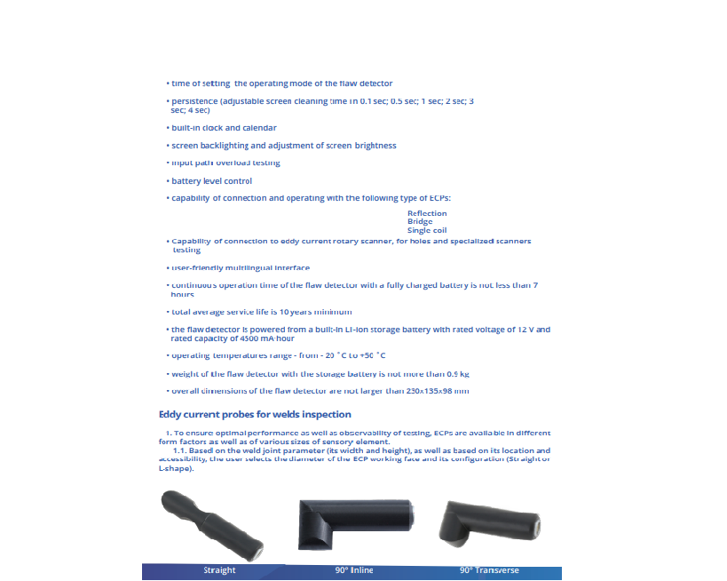 eddy current equipment for WELDED JOINTS testing