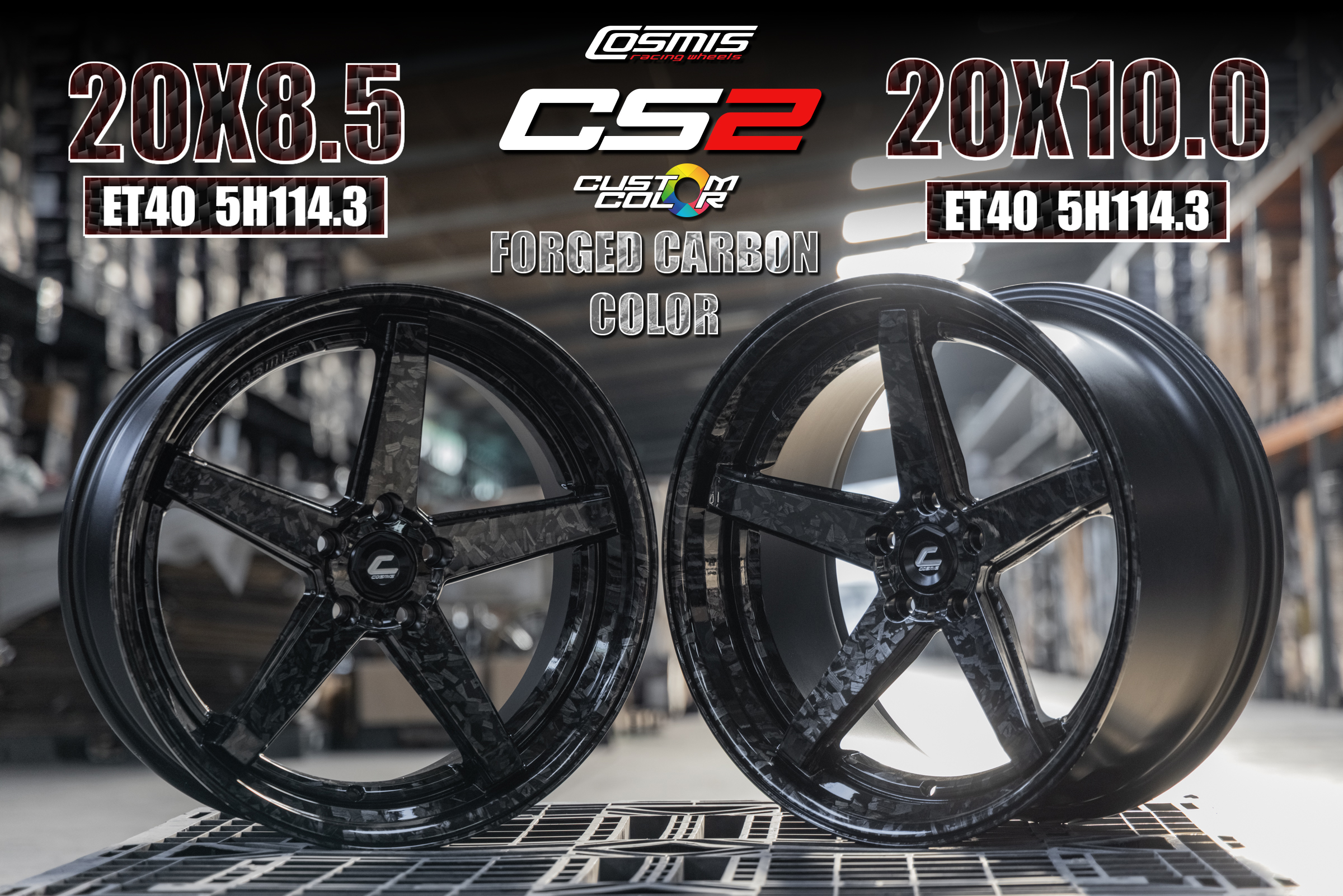 แม็กซ์ CS2 20X10.0 5X114.3 ET40 KEVLA (สีเคฟล่า)