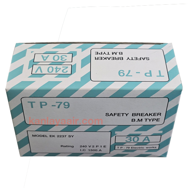 Safety Breaker เบรกเกอร์ 30A 2P1E รุ่น TP-79