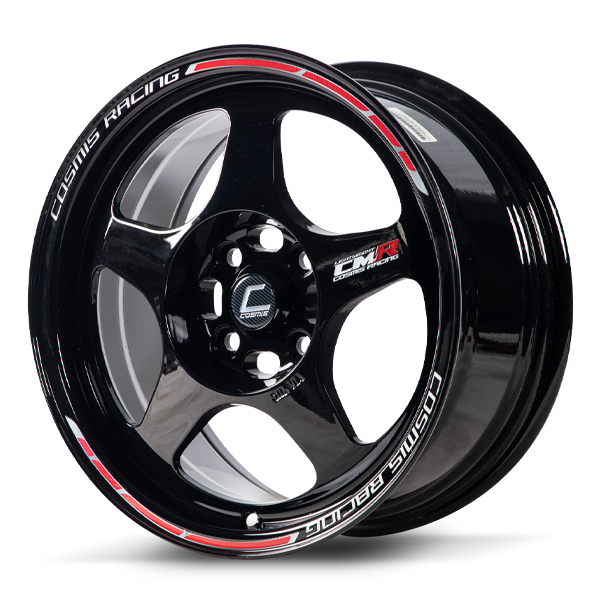 ล้อแม็กซ์ COSMIS CMR(YA2857) 15X6.5 4X100 ET35 CB.67.1 BLK (สีดำเงาทั้งวง)