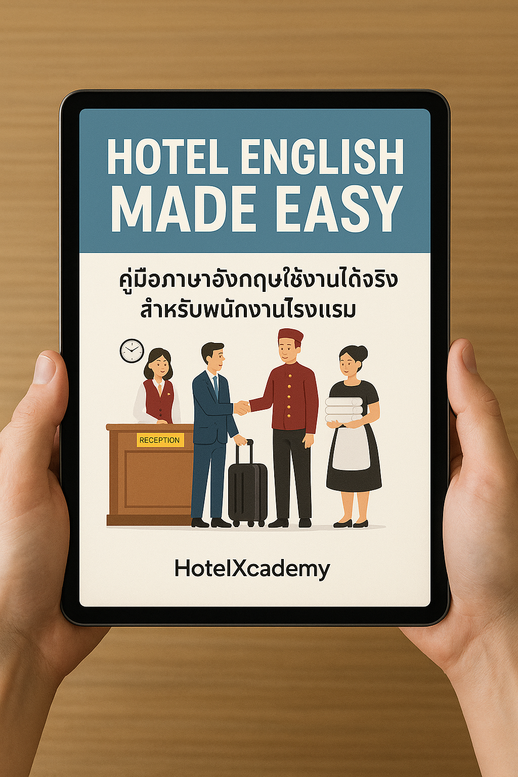 [E-BOOK] Hotel English Made Easy คู่มือภาษาอังกฤษใช้งานได้จริง สำหรับพนักงานโรงแรม