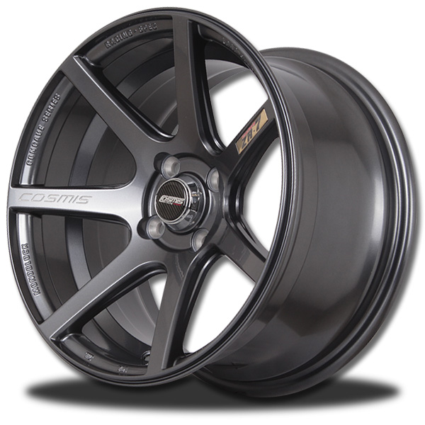 ล้อแม็กซ์ COSMIS ZR-7 (3908) 17X9.0 4X100 ET30 CB.67.1 ((N))DE-XZ/M3 (สีกันเมทาลิคด้านCNCท้องล้อ+ตัวหนังสือ)