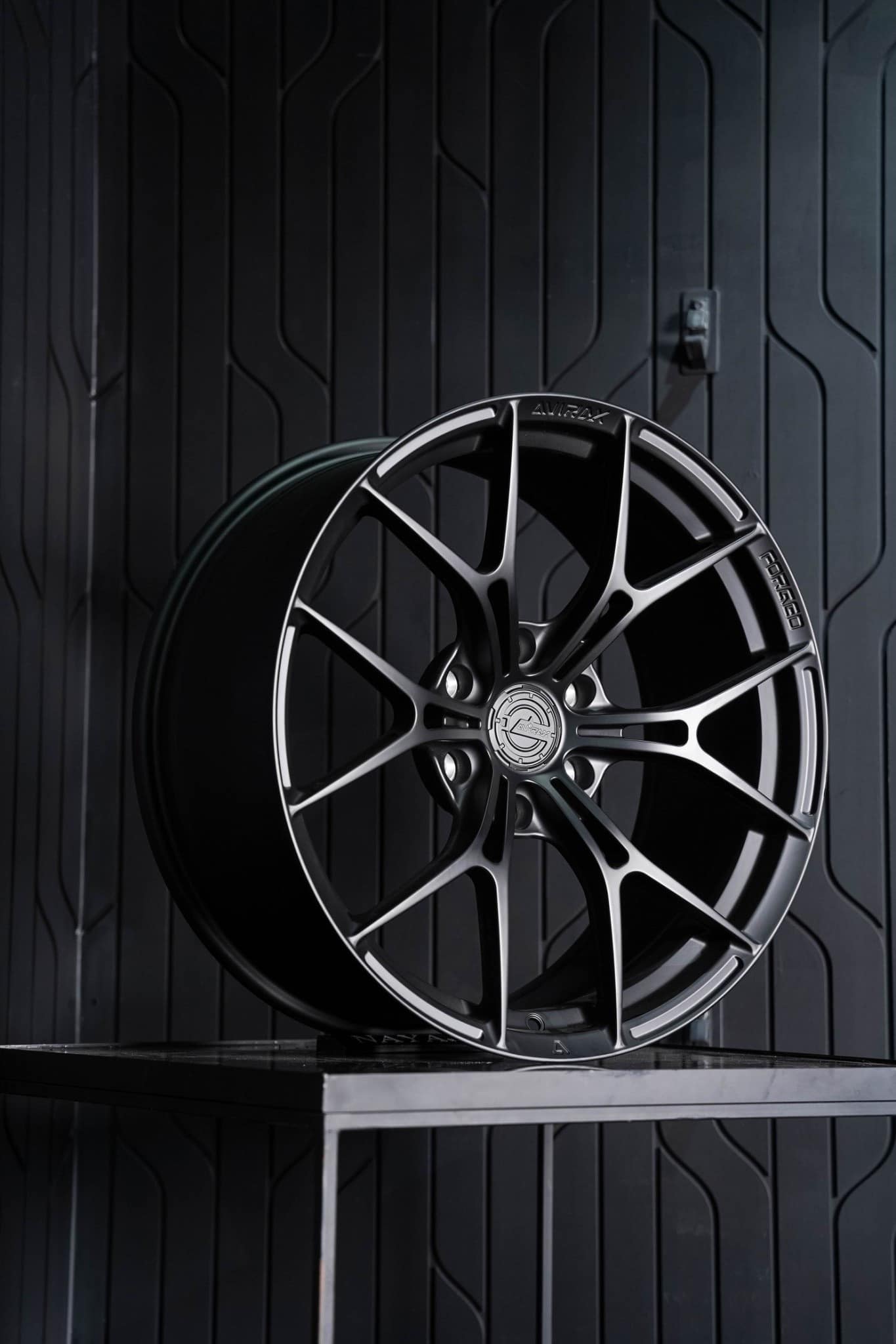 แม็กซ์ GL-500 20x9.0 6X139.7 ET15 CB.106 SATIN BLACK(UB) (สีดำด้านทั้งวง)