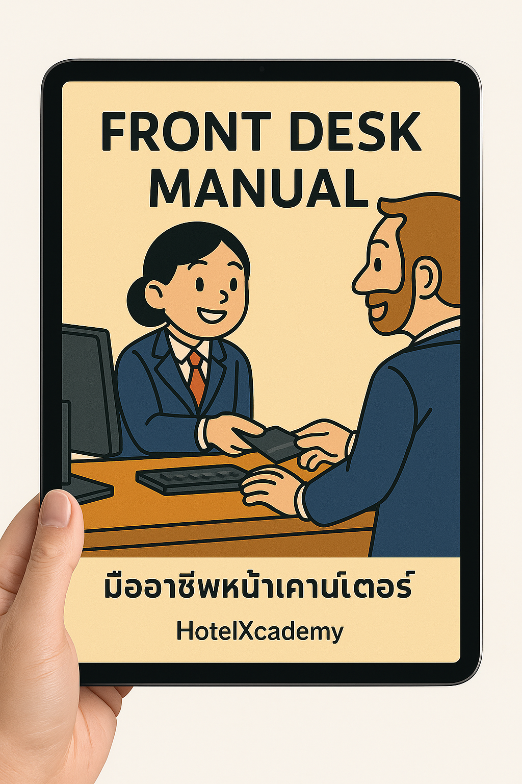 [E-BOOK] Front Desk Manual: มืออาชีพหน้าเคาน์เตอร์ จากเช็กอิน → สู่ความสำเร็จในสายอาชีพ