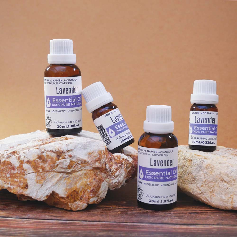 นํ้ามันหอมระเหย ลาเวนเดอร์ เอสเซ็นเชียลออยล์ Lavender Essential Oil 10-30ml
