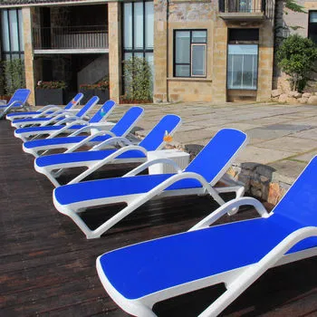 Leisure Outdoor Patio Waterproof Plastic Pool Sun Loungers Chairs