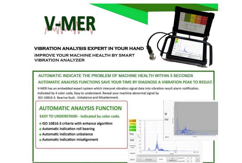 V-MER Smart Vibration automatic analyzer