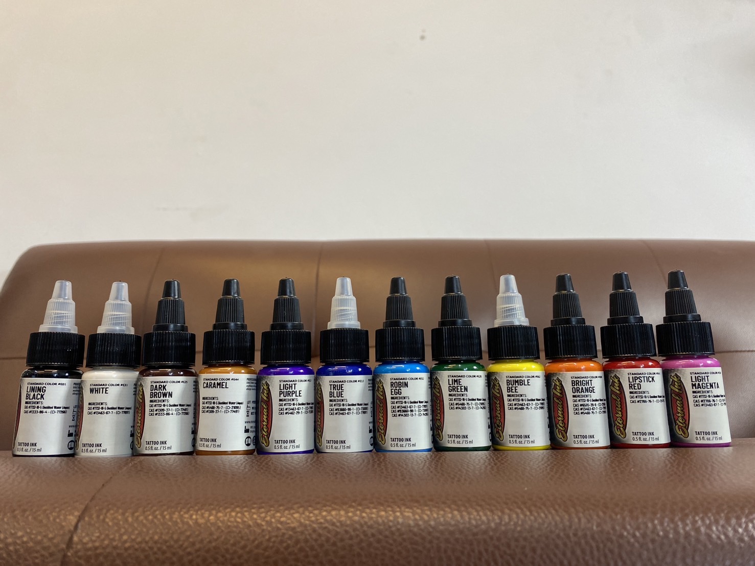 อีเทอนอลชุด12สีครึ่งออน 0.5fl.oz/15ml