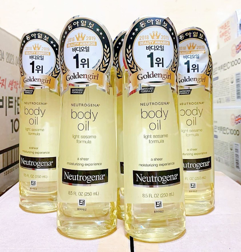 Neutrogena Body Oil Light Sesame Formula 250ml.