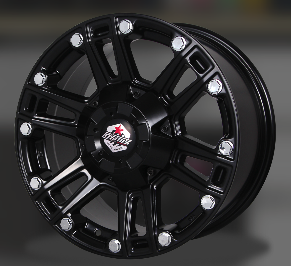 แม๊กซ์ DEVIL-6D(OUTBACK-6D)(9148) 16X8.0 6X139.7 ET25 CB.106 BLK/M5 (สีดำด้าน)