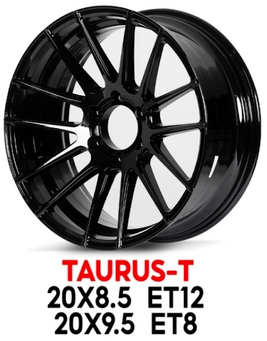 แม็กซ์ DAGGER/TAURUS-T(235L) 20X8.5 6X139.7 ET12 BLK (สีดำเงาทั้งวง)Custom