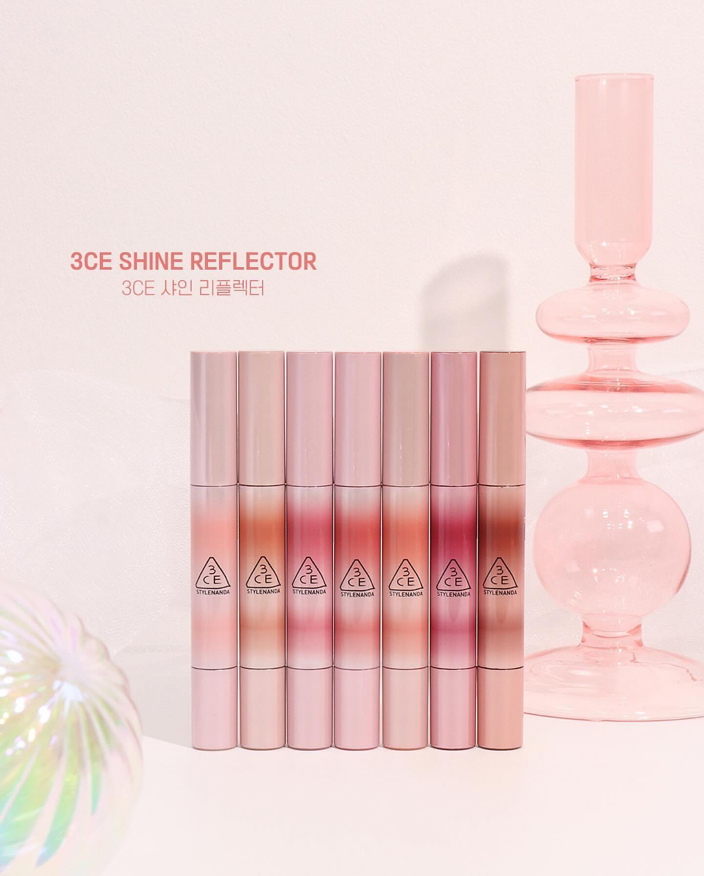 3CE Shine Reflector ลิปสติกเนื้อกลอสมีความมันวาว