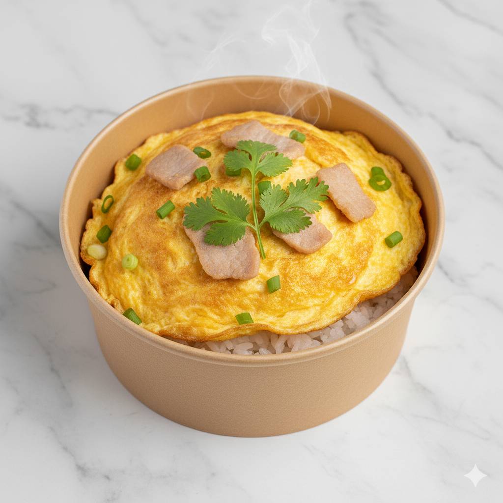 ข้าว+ไก่ทอดกรอบ+ราดซอส3รสชาติเผ็ดเปรียวหวาน 750 กรัม