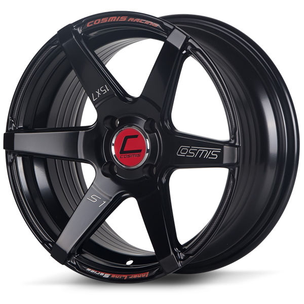 แม็กซ์ INNERLINE.S1(9929) 15X7.0 4X100 ET30 CB.67.1 *BLK-XZ* (สีดำเงาทั้งวง+CNCตัวหนังสือ)Custom
