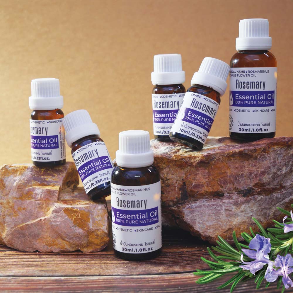 นํ้ามันหอมระเหย โรสแมรี่ เอสเซ็นเชียลออยล์ Rosemary Essential Oil 10-30ml