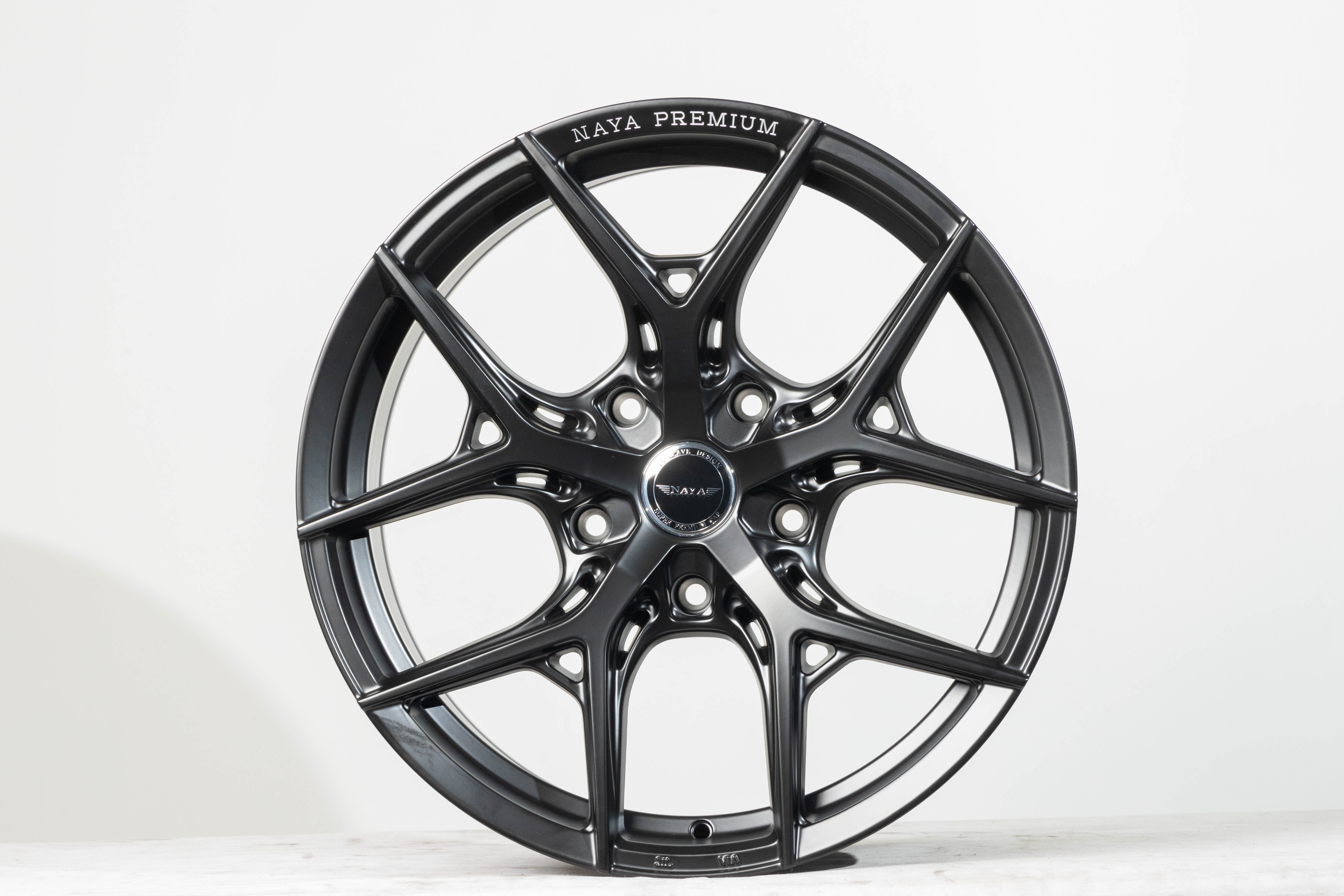 แม็กซ์ ALPHA-6.5(YA9550) 20X9.5 5X150 ET35 CB.110 A-BLK-XZ/M7 (สีดำด้านCNCตัวหนังสือ)