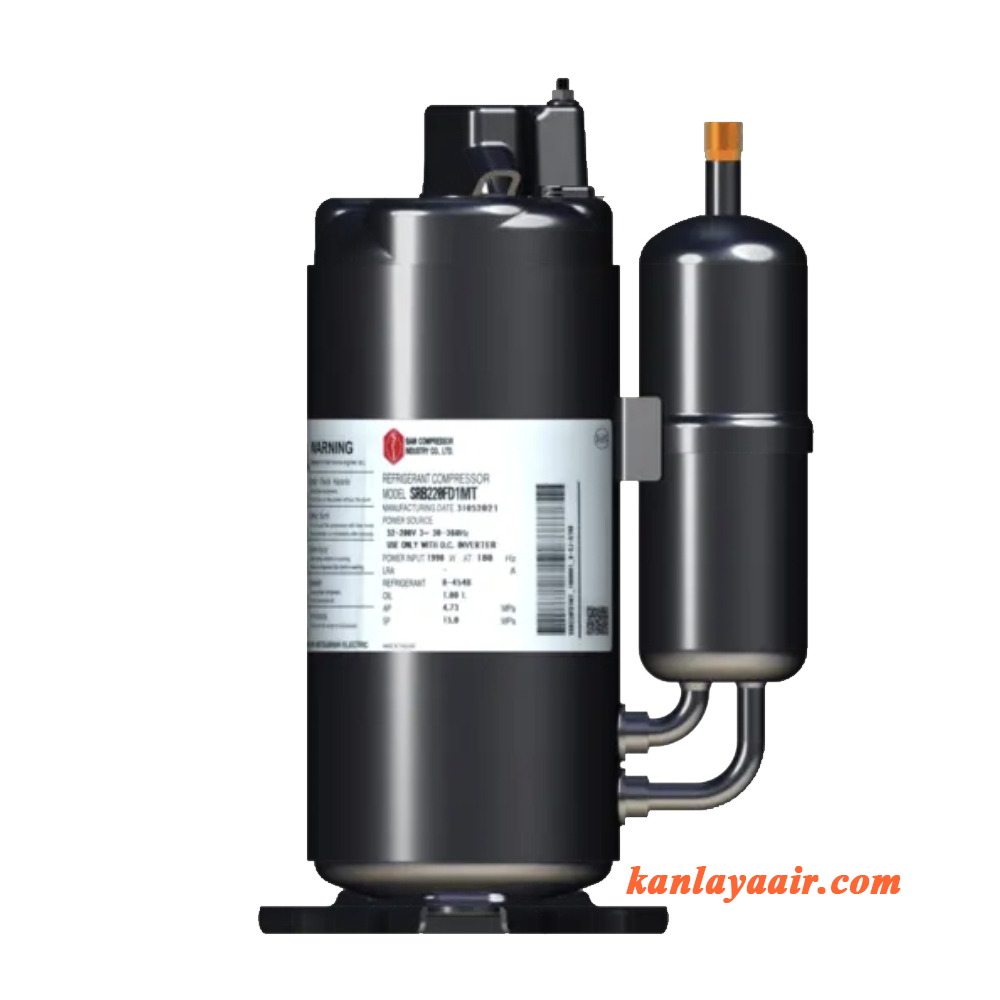 คอมเพรสเซอร์ โรตารี่ มิตซูบิชิ NH41 ขนาด 25,000 BTU. ไฟ 220V. น้ำยา R-22