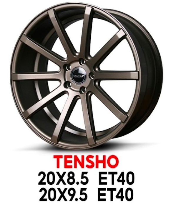 แม็กซ์ TENSHO(202) 20X8.5 5X114.3 ET40 MLBR (สีน้ำตาลด้าน)