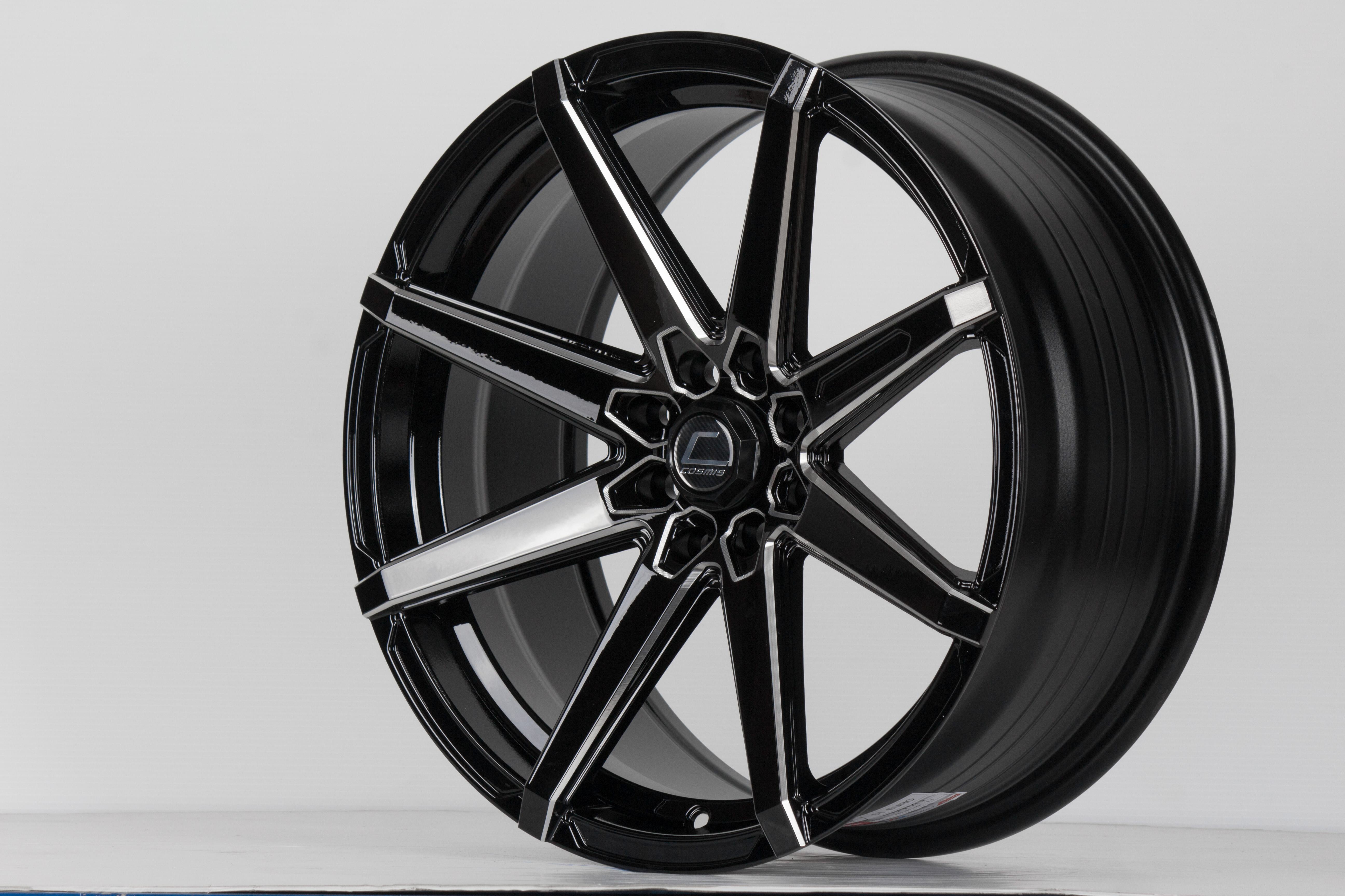แม๊กซ์ INNERLINE.S1.EURO (YA9931) 17X7.75 8x100/114.3 ET30 CB.73.1 BLK-W-U (สีดำ+CNCข้างก้าน+มิลลิ่งรูน็อต)