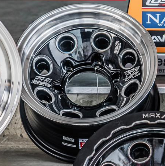 ล้อแม็กซ์ COSMIS TYPE-H2 (YA049B) 15X8.0 6X170 ET-45 CB.133 B-LP-W XZ (สีดำ+ขอบเงา+CNCข้างก้าน+CNCตัวหนังสือ)