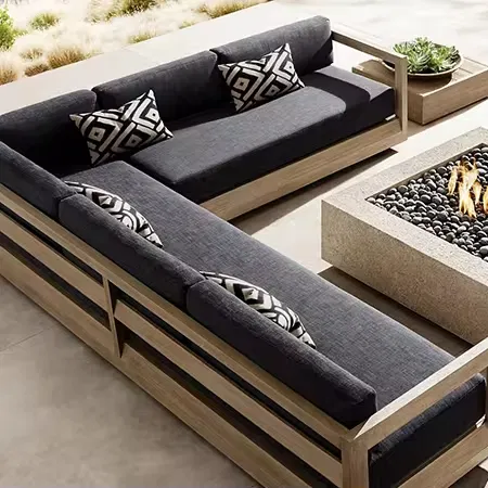 โซฟาไม้สัก Teak sofa สั่งผลิต Customize