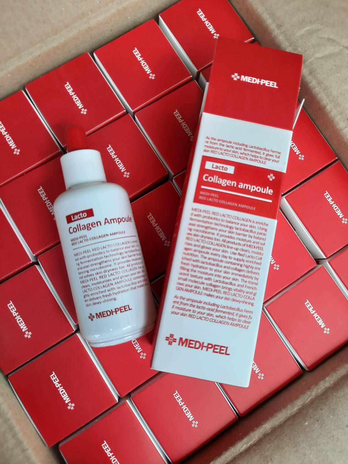 Medi-Peel Red Lacto Collagen Ampoule 70ml เซรั่มกระชับรูขุมขน