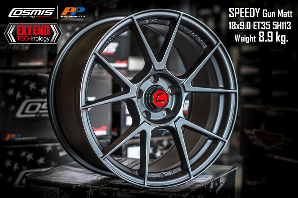 COSMIS SPEEDY 18X9.0 5X113 ET35 (สีกันด้าน)