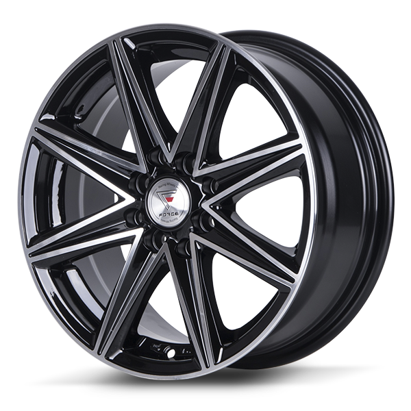 แม็กซ์ VIVID8_ARACH(3168) 15X6.5 8X100/114.3 ET40 CB.67.1 BP (สีหน้าเงาร่องดำ)