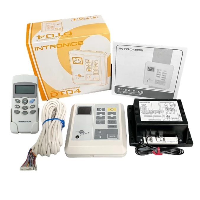 รีโมทแอร์ INTRONICS รูมเทอร์โม DT04 แบบไร้สาย