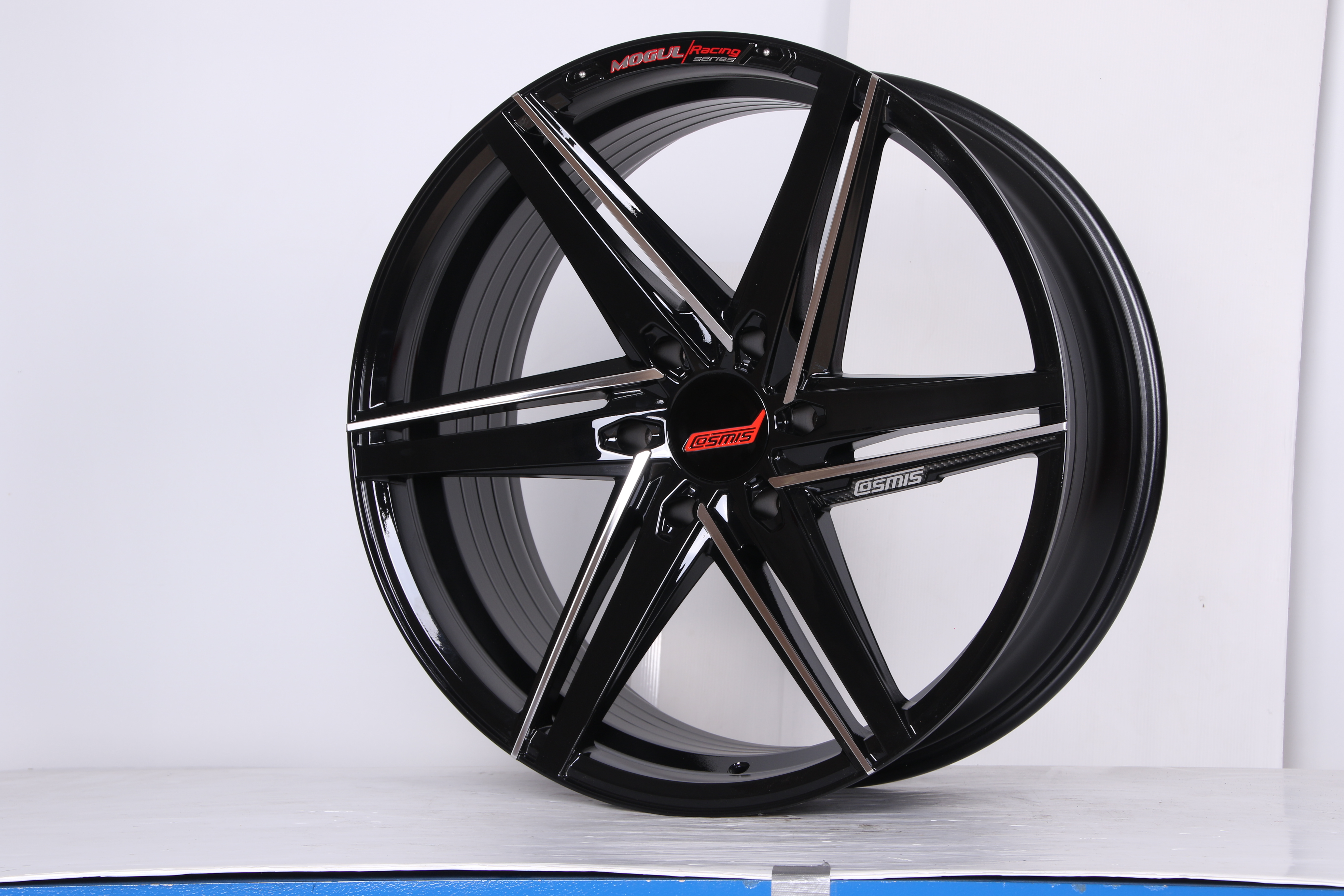 แม็กซ์ VCP EURO (YA9955) 21x9.0 6x139.7 ET10 CB.106 B-P (สีหน้าเงาร่องดำ)