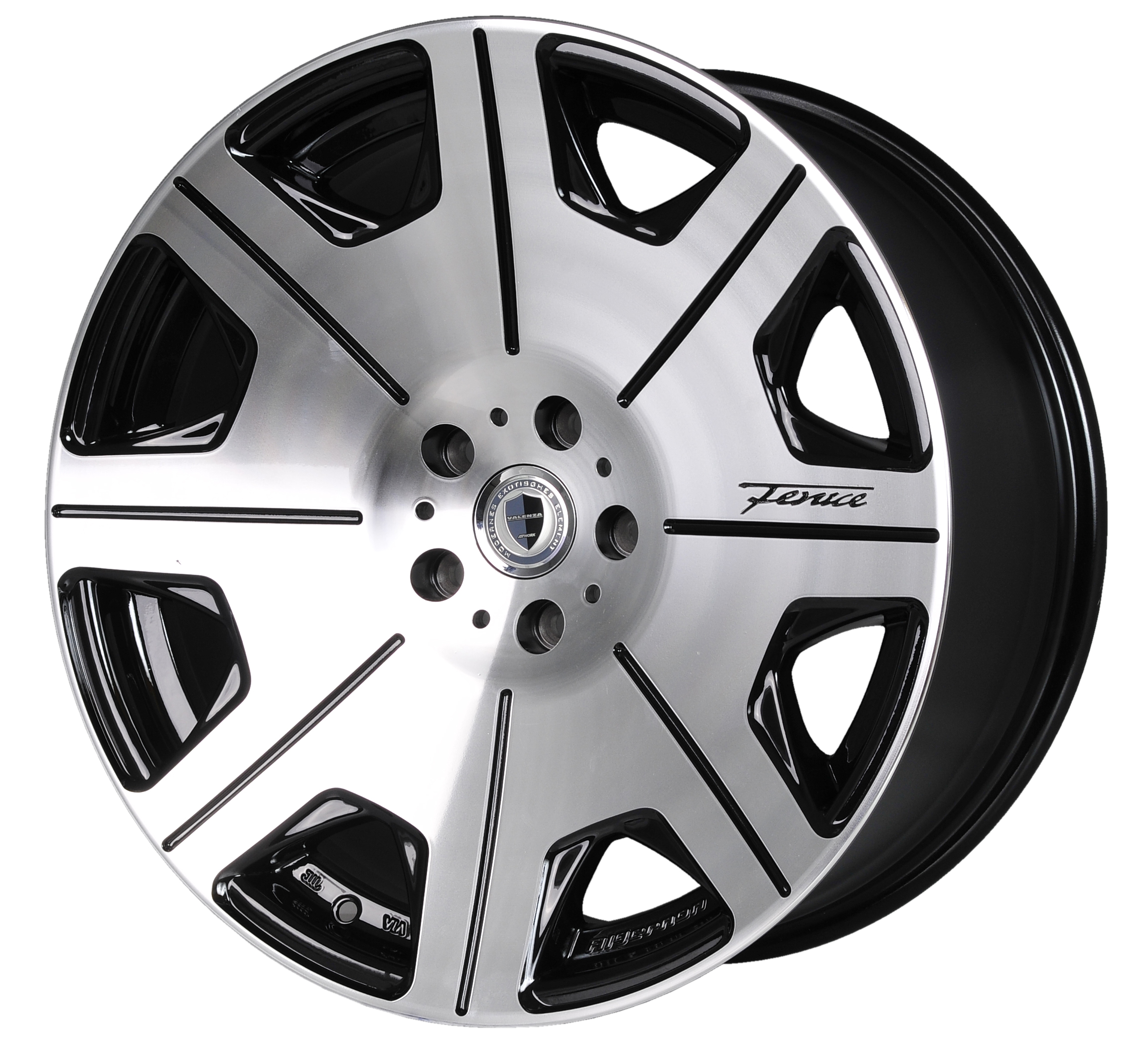 แม็กซ์ FENICE/F(463) 19X8.5 5X114.3 ET38 B-P (สีหน้าเงาร่องดำ)