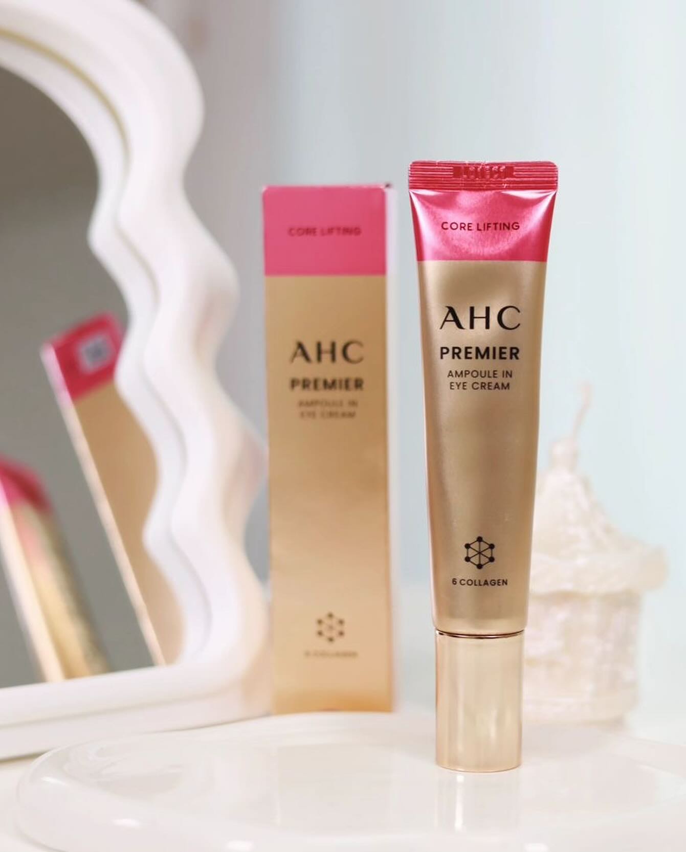 AHC Premier Ampoule In Eye Cream Core Lifting 40ml ครีมทาใต้ตา