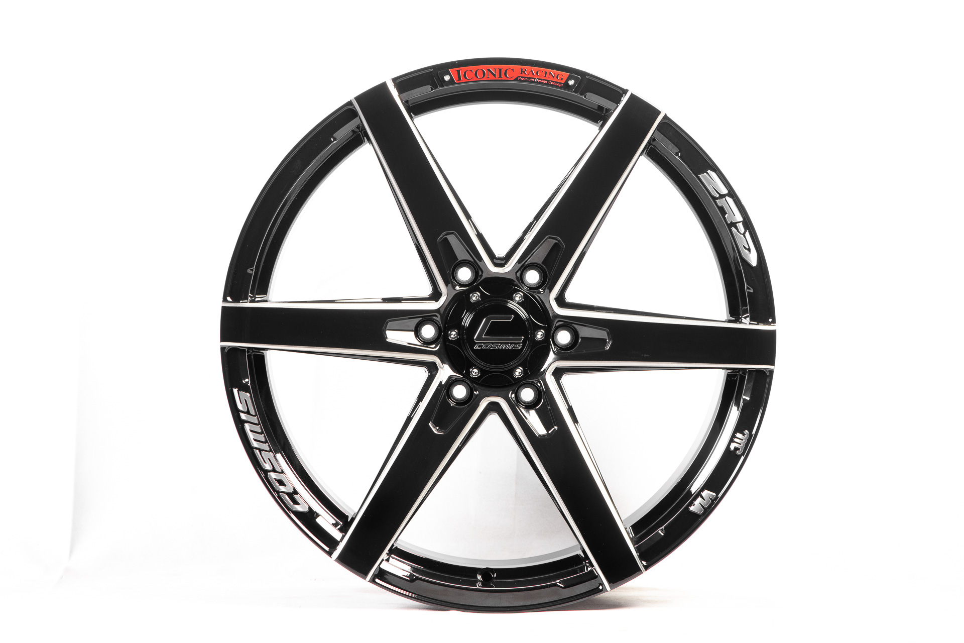 แม็กซ์ M2_ZR-D 20X9.0 6X139.7 ET28 B/C (สีดำกลึงตัวหนังสือ)