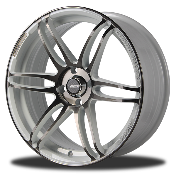 ล้อแม็กซ์ COSMIS MR-II (1201) 17X7.0 4X100 ET38 M/WEBlack[(White/BlackED)] (สีขาวหน้าอะโนไดซ์ดำ)