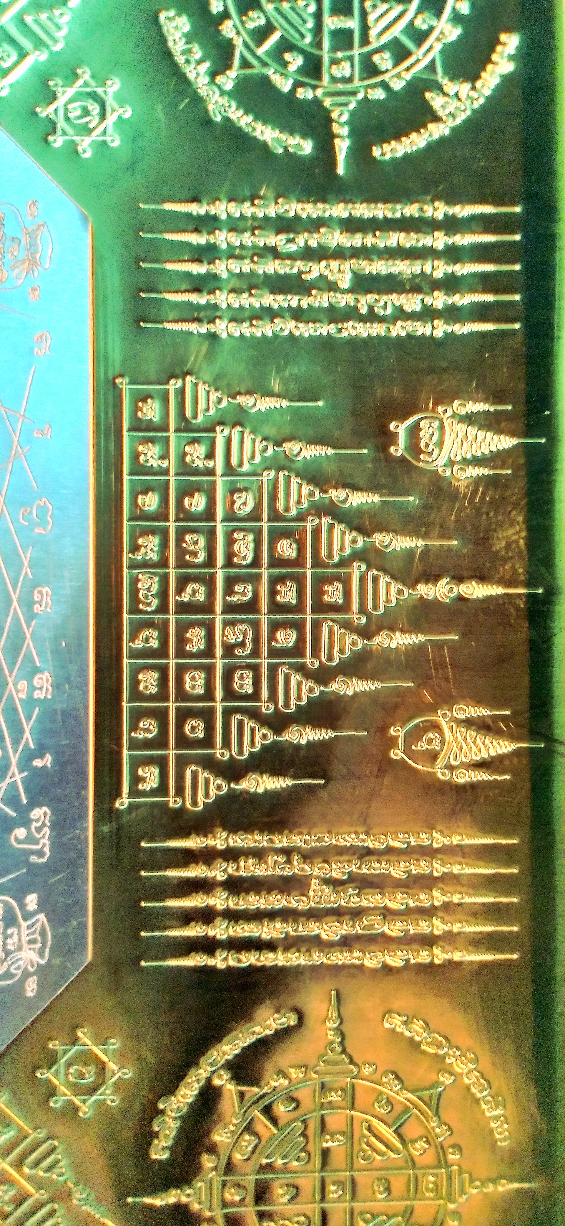 Diamond Magic "The Mystique of Diamonds" ยันต์เกราะเพชร (ไม่มีกรอบ)