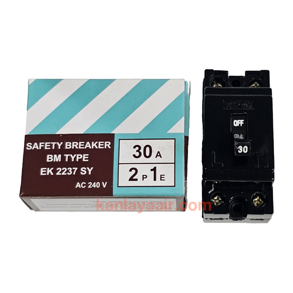 Safety Breaker เบรกเกอร์ 30A 2P1E รุ่น TP-79