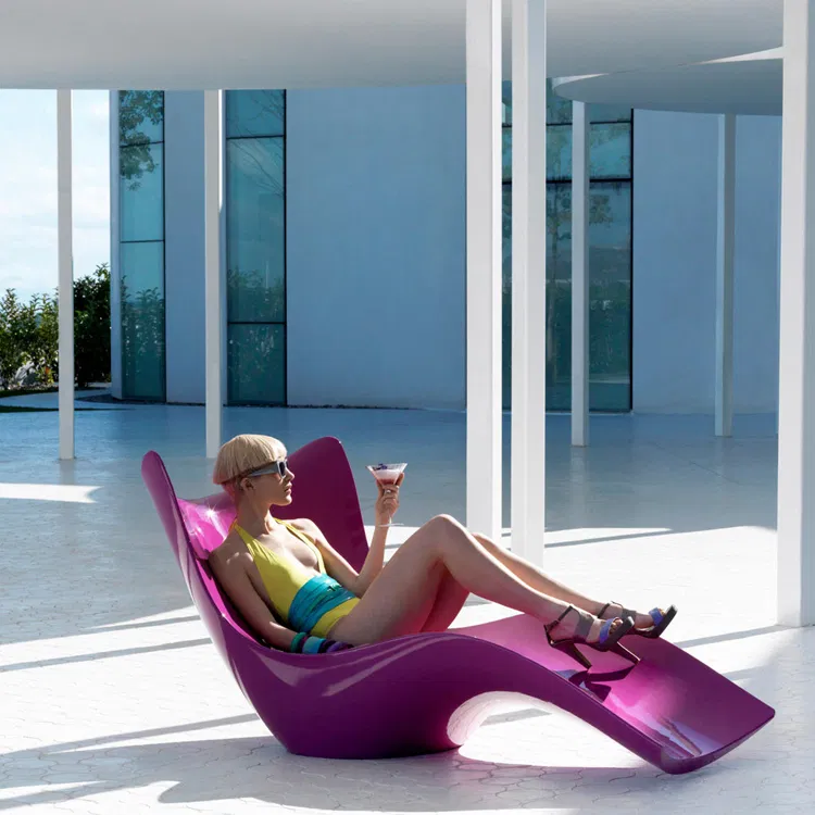 Fiberglass outdoor modern furniture design swimming pool chair