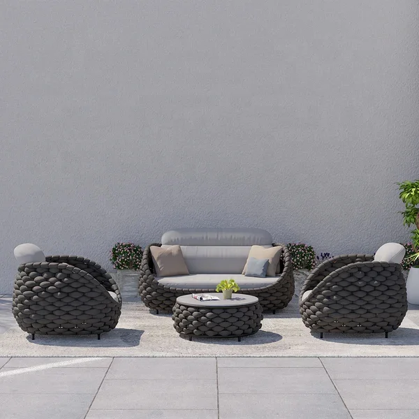 Delight (Dark) - Sofa Set