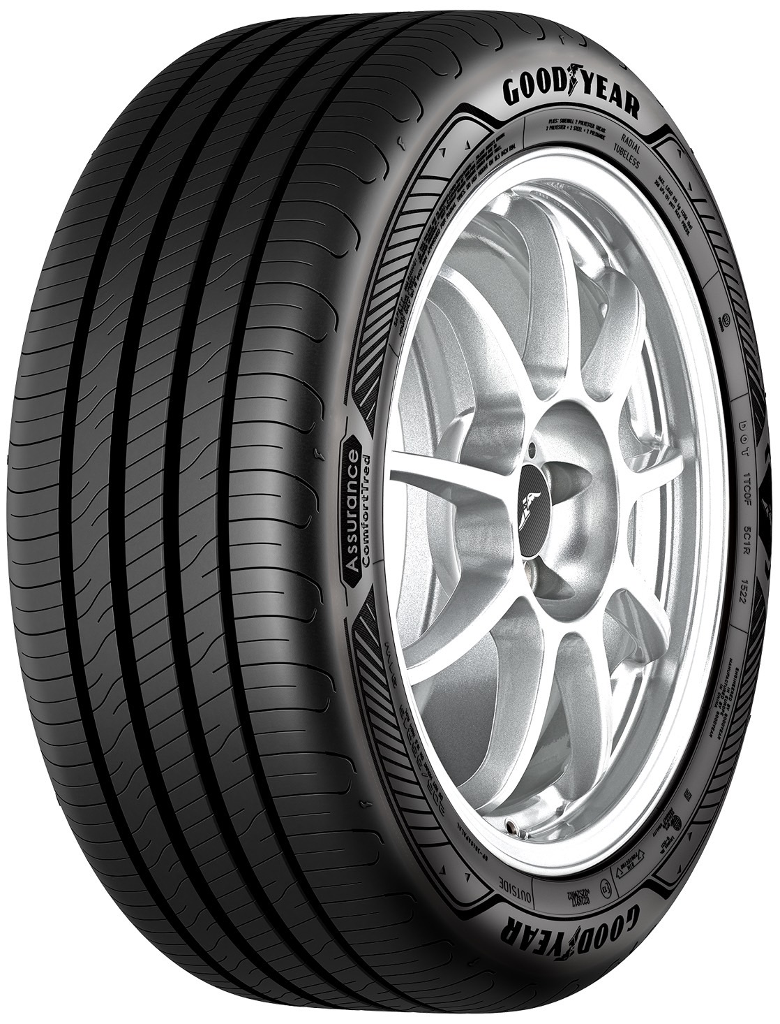 ยาง GOODYEAR ASSURANCE COMFORTTRED 215/55R17 98W XL FP *CN