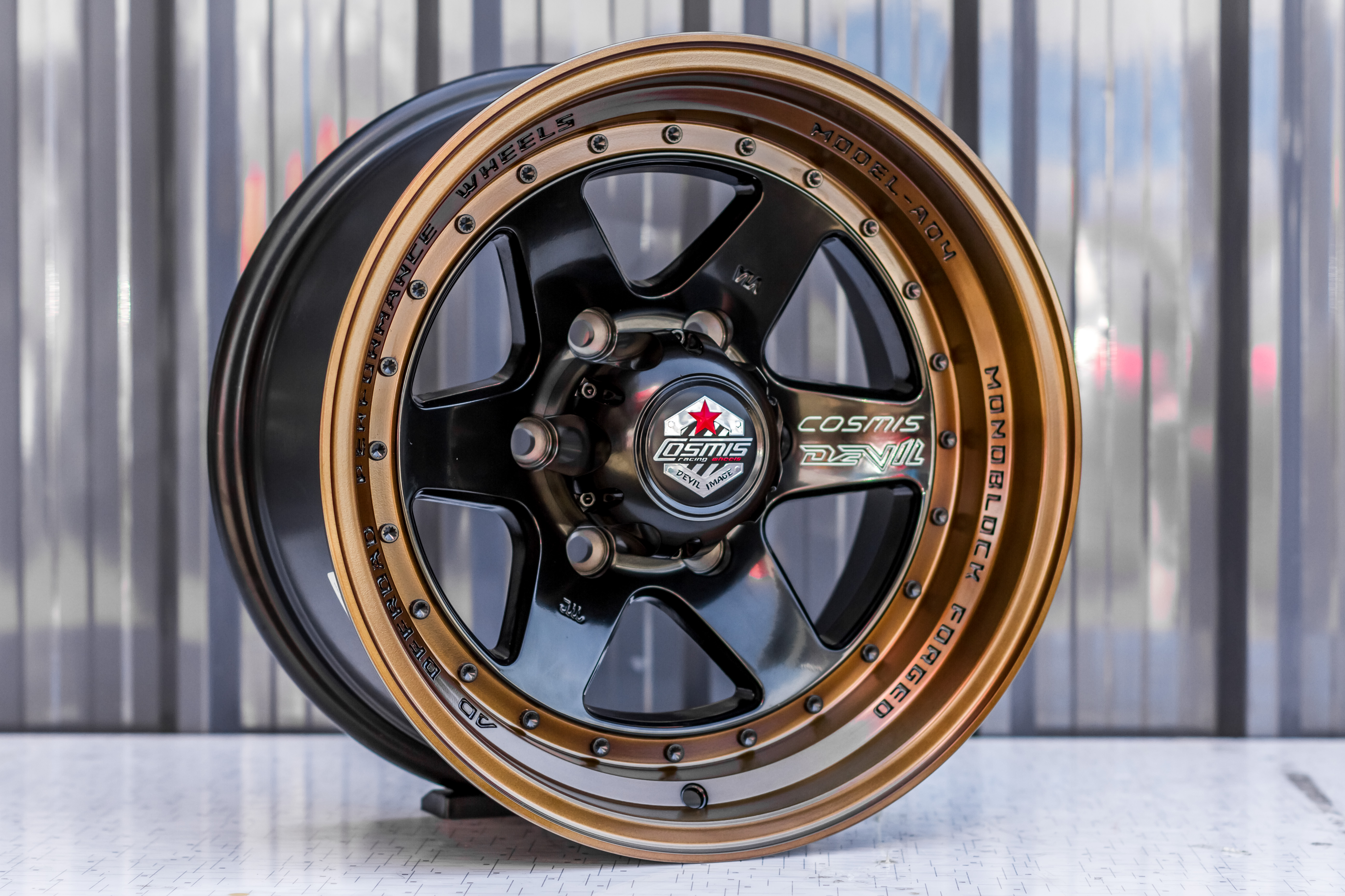 แม๊กซ์ AD4 (3910) 16x8.0 6X139.7 ET-10 CB.106 *BLK-LP(CAC)XZ/M3* (สีดำด้าน+CNCตัวหนังสือ+ขอบแลคชา)